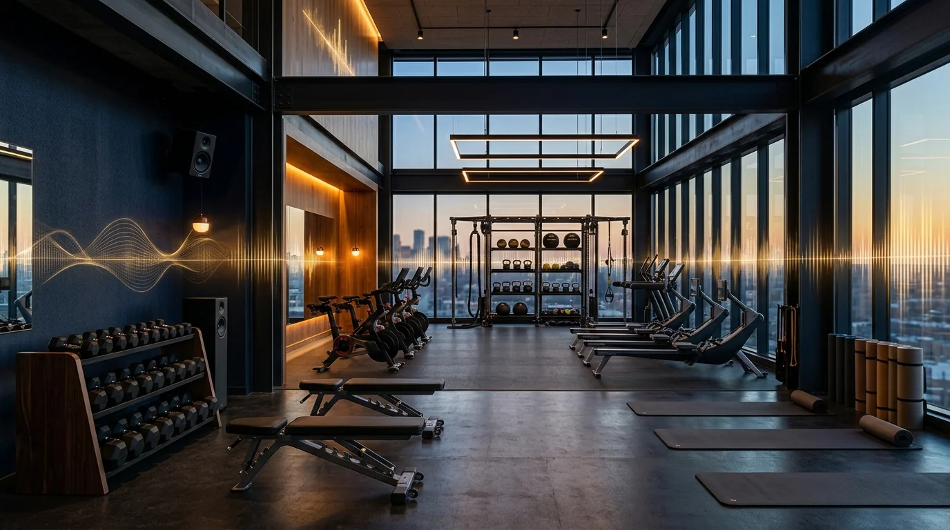 Background music for gyms and fitness studios
